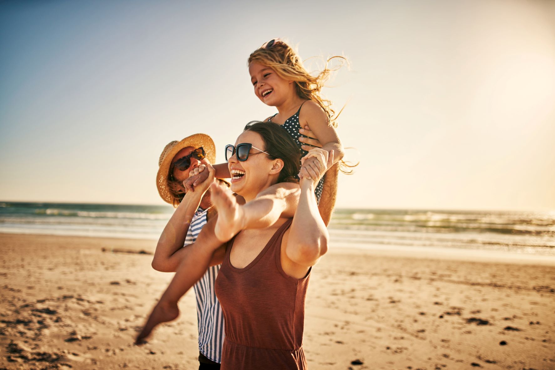Family on Beach 2